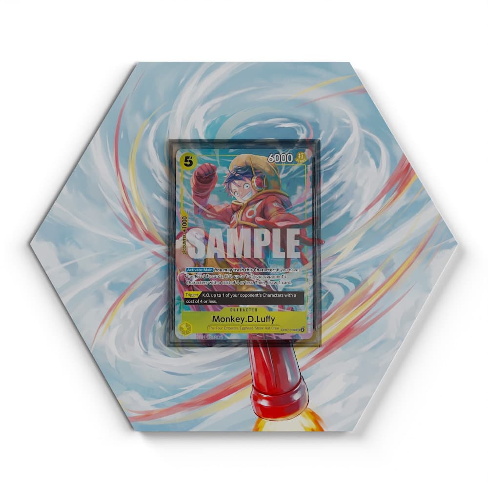 Monkey D. Luffy (OP07-109) SR - Extended Artwork One Piece Card Display