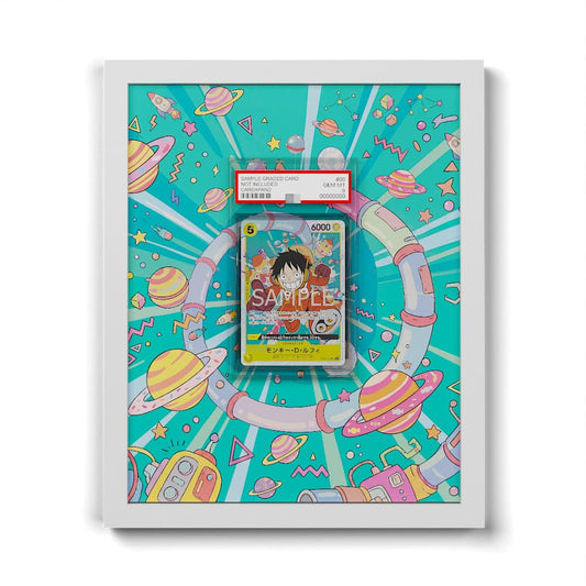 OP07-109 Monkey D. Luffy Promo - Extended Artwork Framed One Piece Card Display