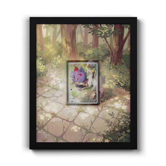 189 N's Zorua - Extended Artwork Framed Pokemon Card Display