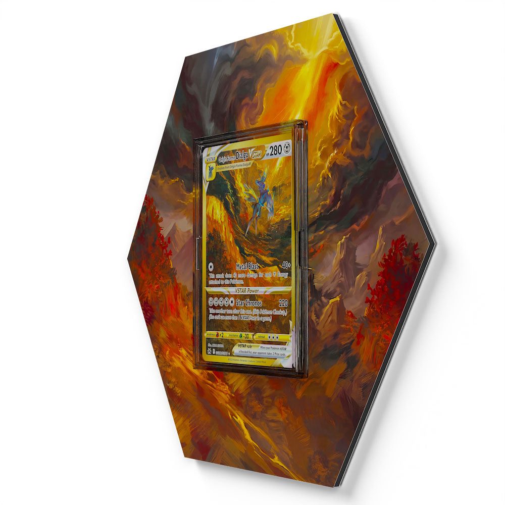 GG68 Origin Forme Dialga Vstar CRZ - Extended Artwork Pokemon Card Display