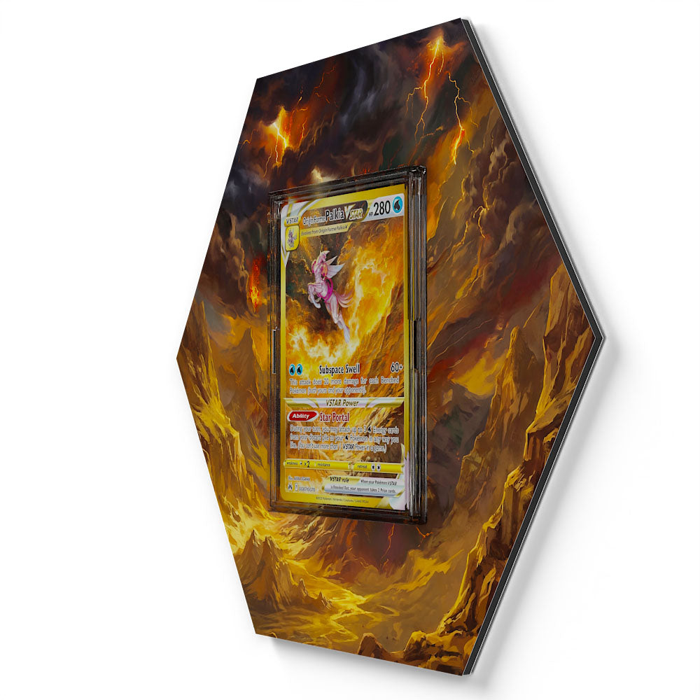 GG67 Origin Forme Palkia Vstar CRZ - Extended Artwork Pokemon Card Display