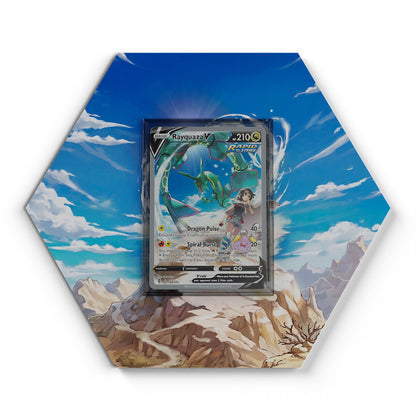 194/203 Rayquaza V - Extended Artwork Pokemon Card Display