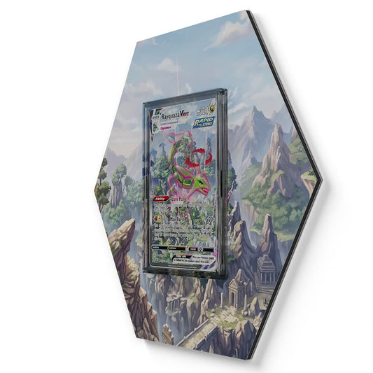 218/203 Rayquaza VMAX - Extended Artwork Pokemon Card Display