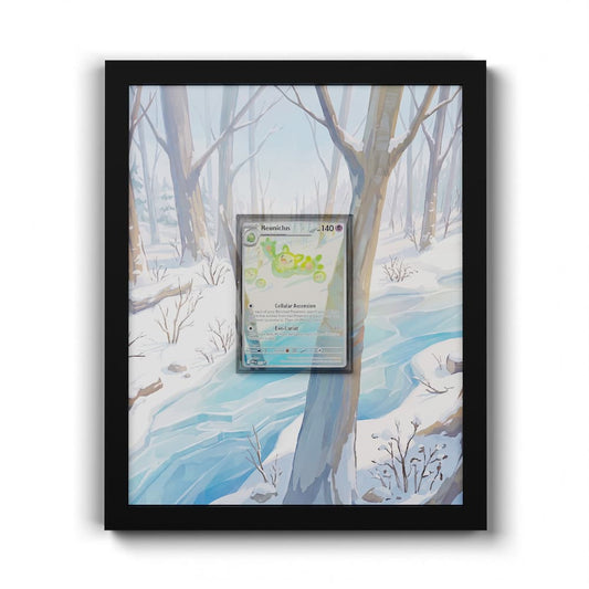 212 Reuniclus - Extended Artwork Framed Pokemon Card Display