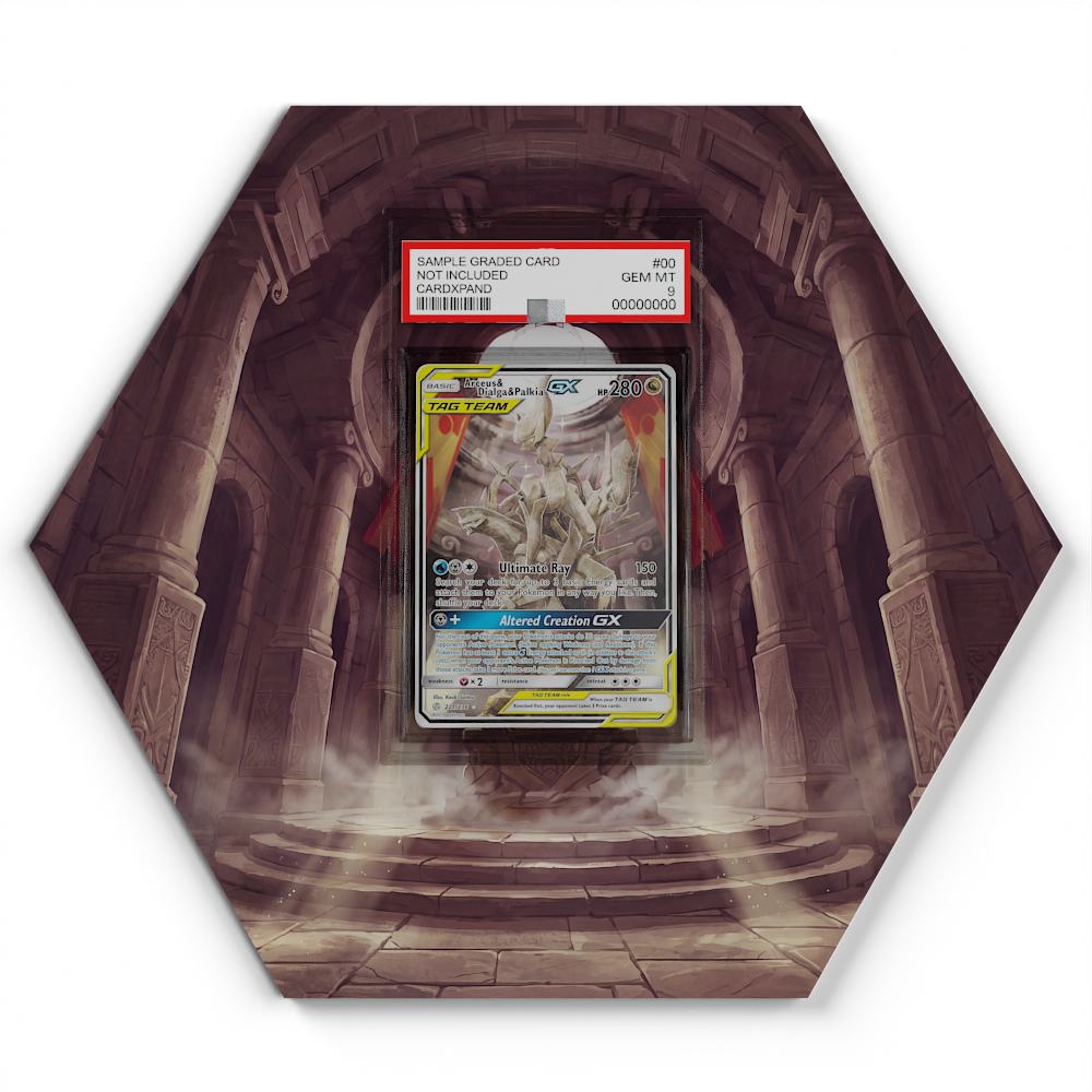 SM12 Arceus & Dialga & Palkia GX - Extended Artwork Pokemon Card Display