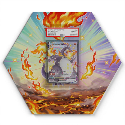 SV107/SV122 Charizard VMAX - Extended Artwork Pokemon Card Display