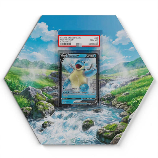 SWSH101 Blastoise V - Extended Artwork Pokemon Card Display
