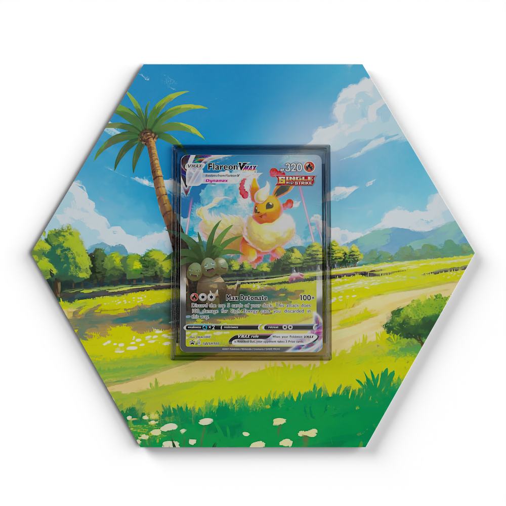 SWSH180 Flareon VMAX - Extended Artwork Pokemon Card Display