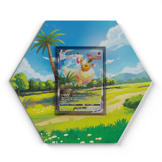 SWSH180 Flareon VMAX - Extended Artwork Pokemon Card Display