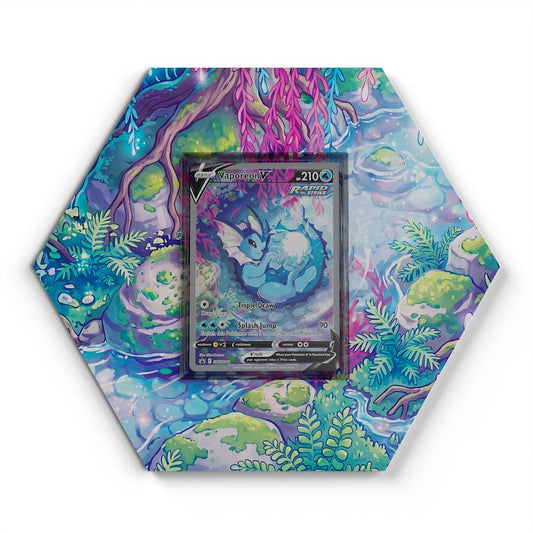 SWSH181 Vaporeon - Extended Artwork Pokemon Card Display