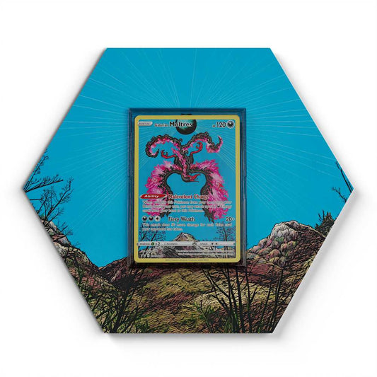 SWSH284 Galarian Moltres - Extended Artwork Pokemon Card Display