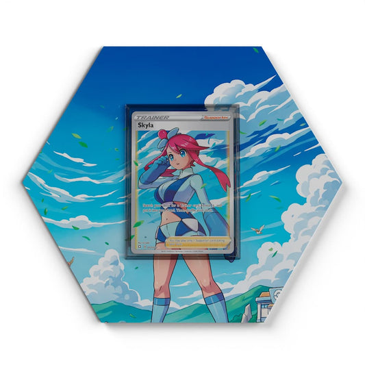 072/072 Skyla - Extended Artwork Pokemon Card Display