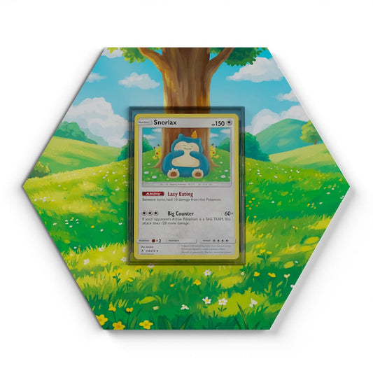 158/214 Snorlax - Extended Artwork Pokemon Card Display