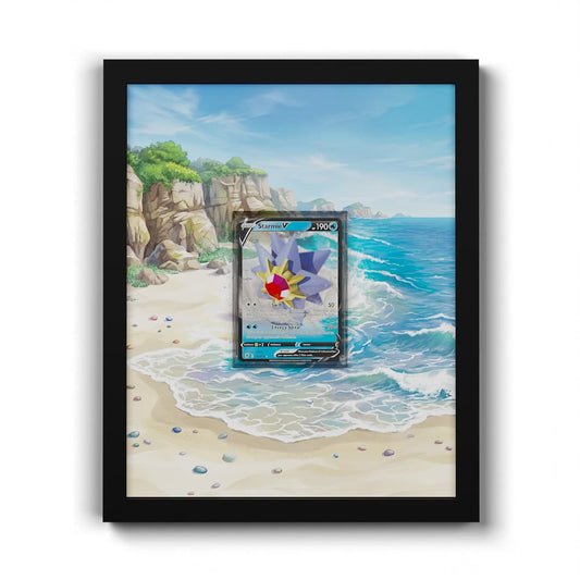 030/189 Starmie V - Extended Artwork Framed Pokemon Card Display