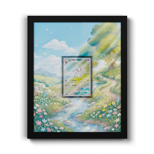 09 Sylveon - Extended Artwork Framed Pokemon Card Display