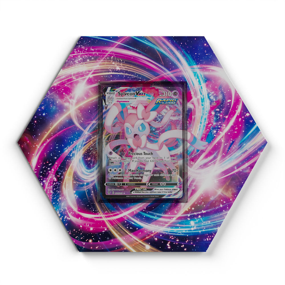 075/203 Sylveon VMAX - Extended Artwork Pokemon Card Display