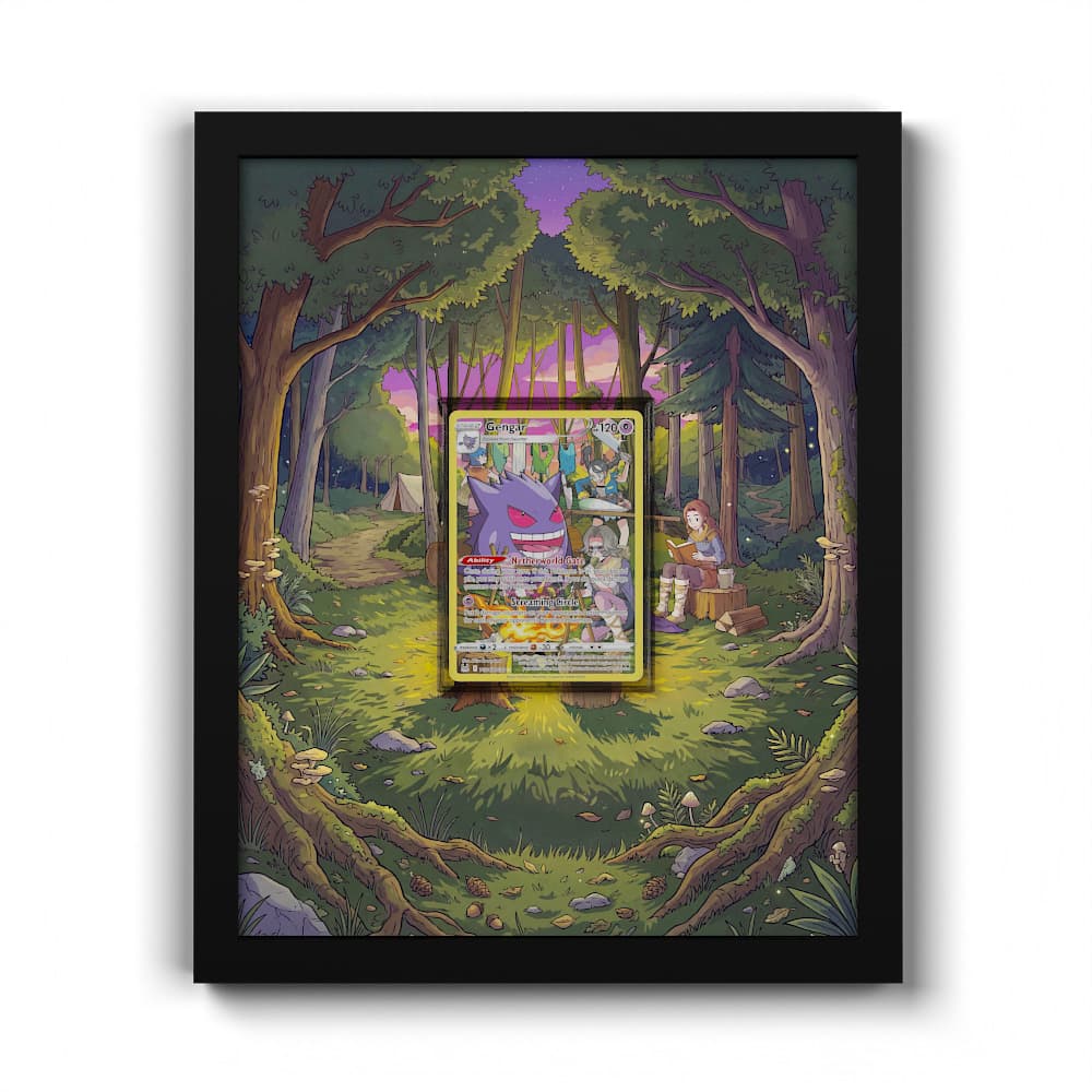 TG06/TG30 Gengar - Extended Artwork Framed Pokemon Card Display