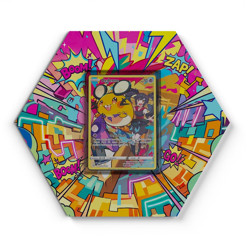 TG07/TG30 Dedenne - Extended Artwork Pokemon Card Display