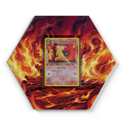 157 Dark Typhlosion - Extended Artwork Pokemon Card Display