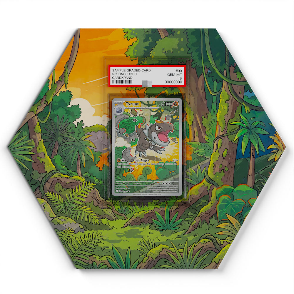 070 Tyrunt - Extended Artwork Pokemon Card Display