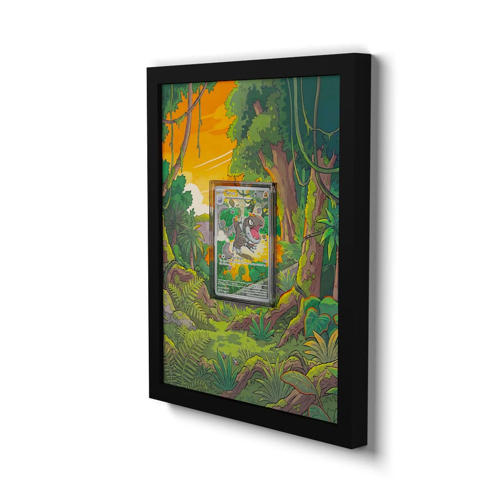 070 Tyrunt - Extended Artwork Framed Pokemon Card Display