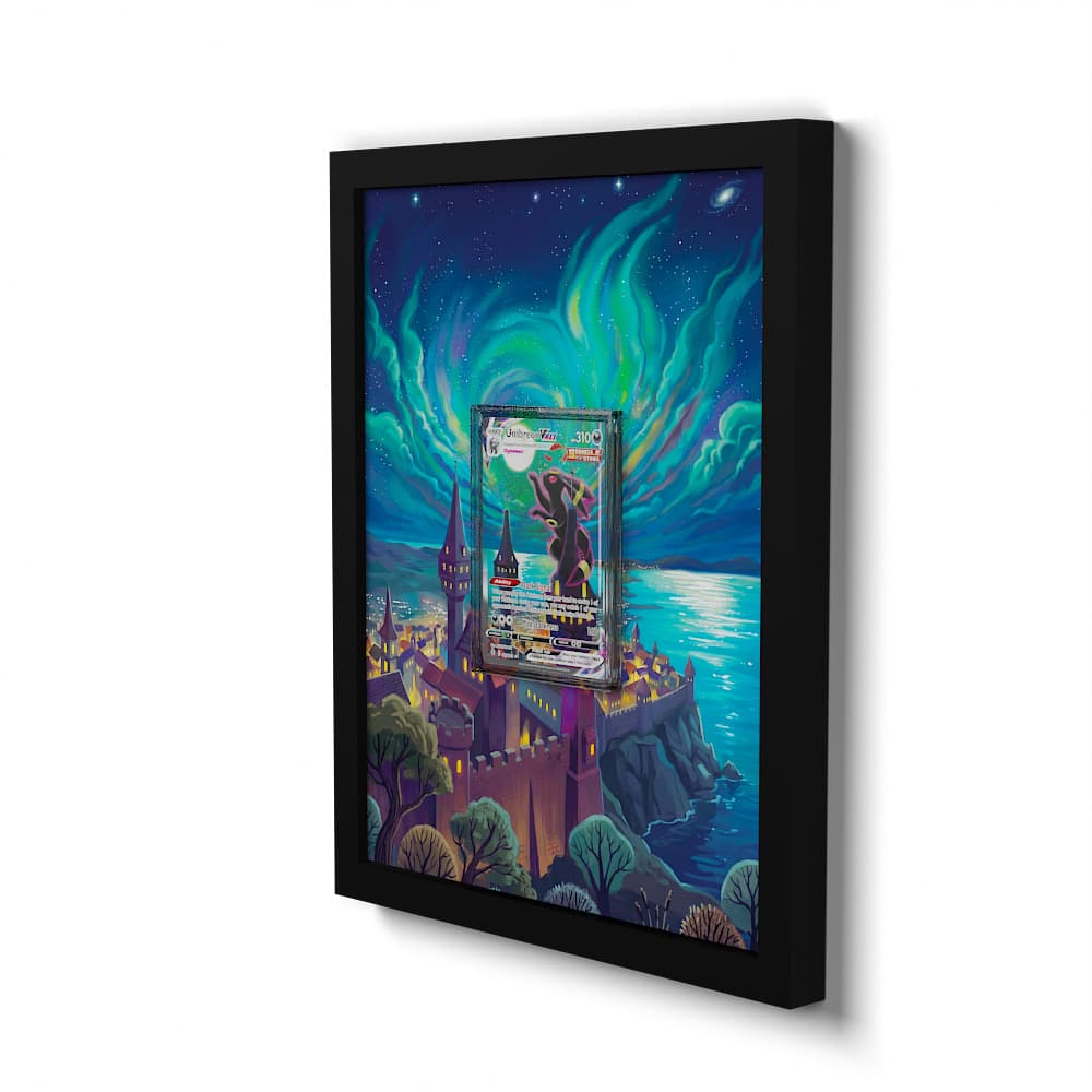 215/203 Umbreon VMAX - Extended Artwork Framed Pokemon Card Display