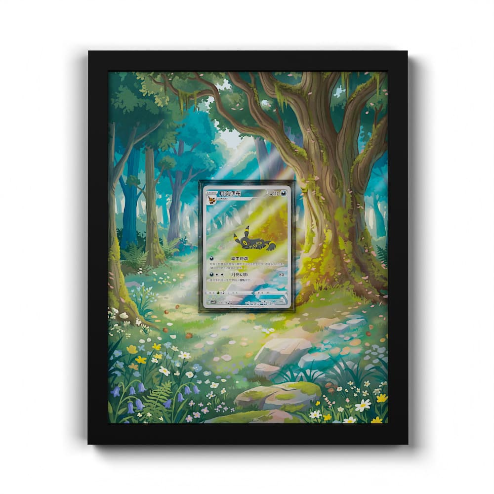 06 Umbreon - Extended Artwork Framed Pokemon Card Display