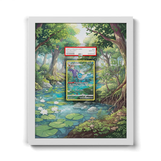 TG02 Vaporeon - Extended Artwork Framed Pokemon Card Display