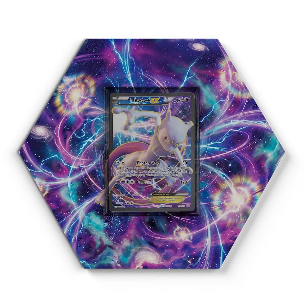 XY125 Mewtwo - Extended Artwork Pokemon Card Display