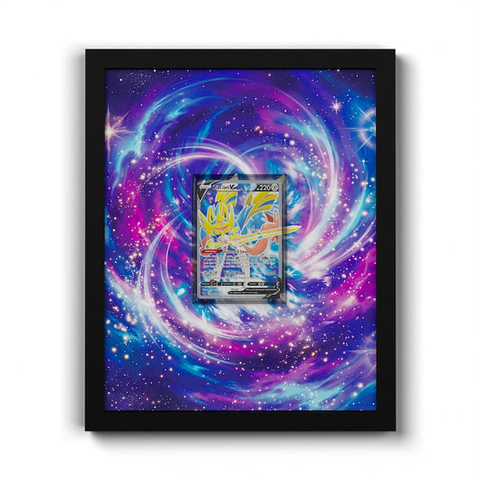 195/202 Zacian V - Extended Artwork Framed Pokemon Card Display