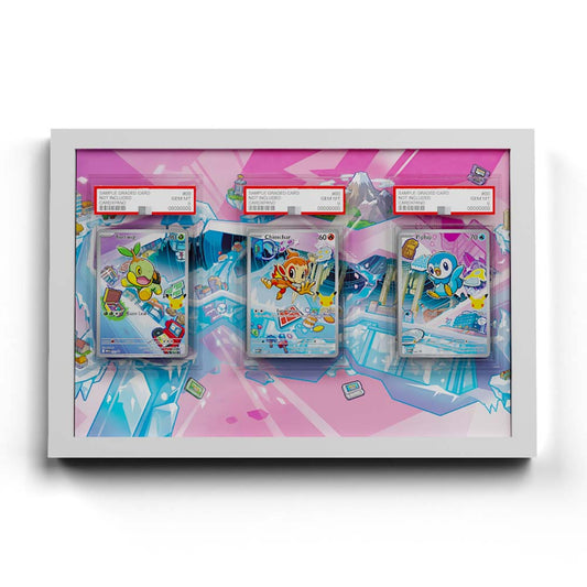 Gen #4 First Partners - Extended Artwork Pokemon Cards Display