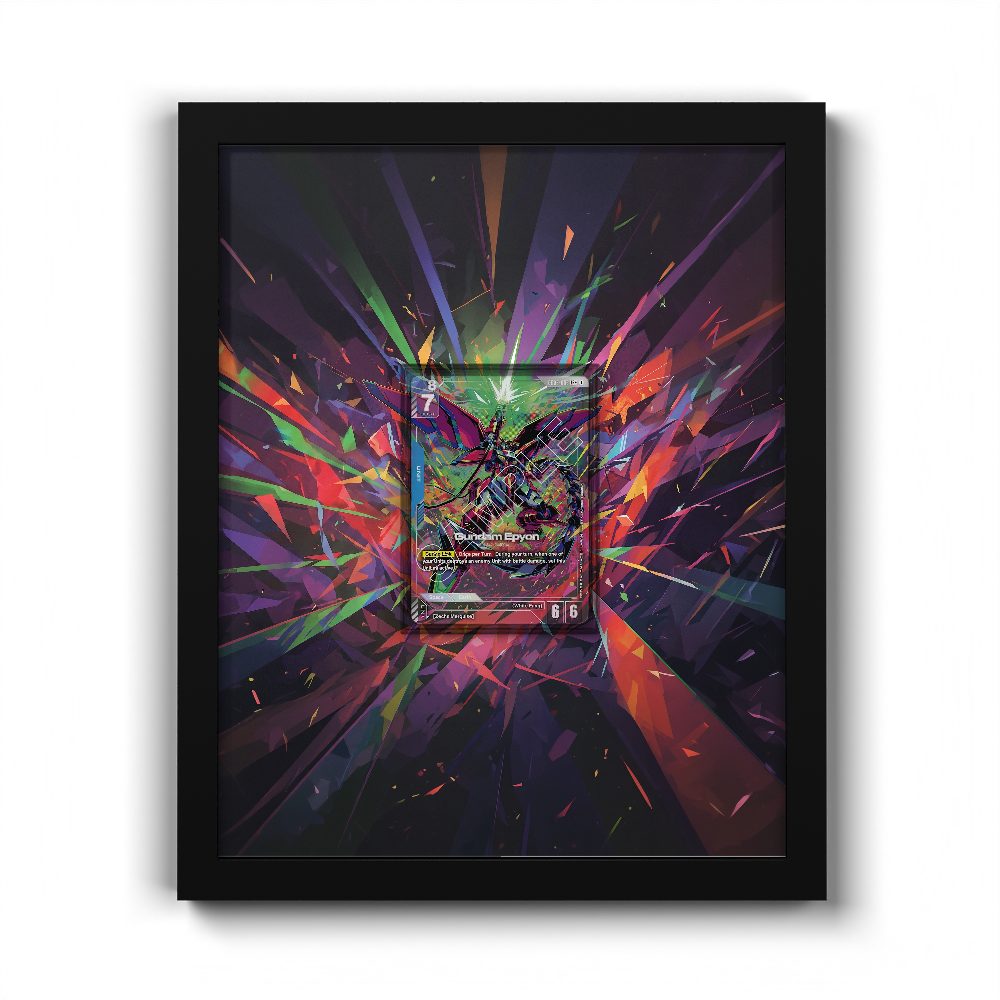 Gd02-02 Epyon lr+ - Extended Artwork Gundam Card Frame