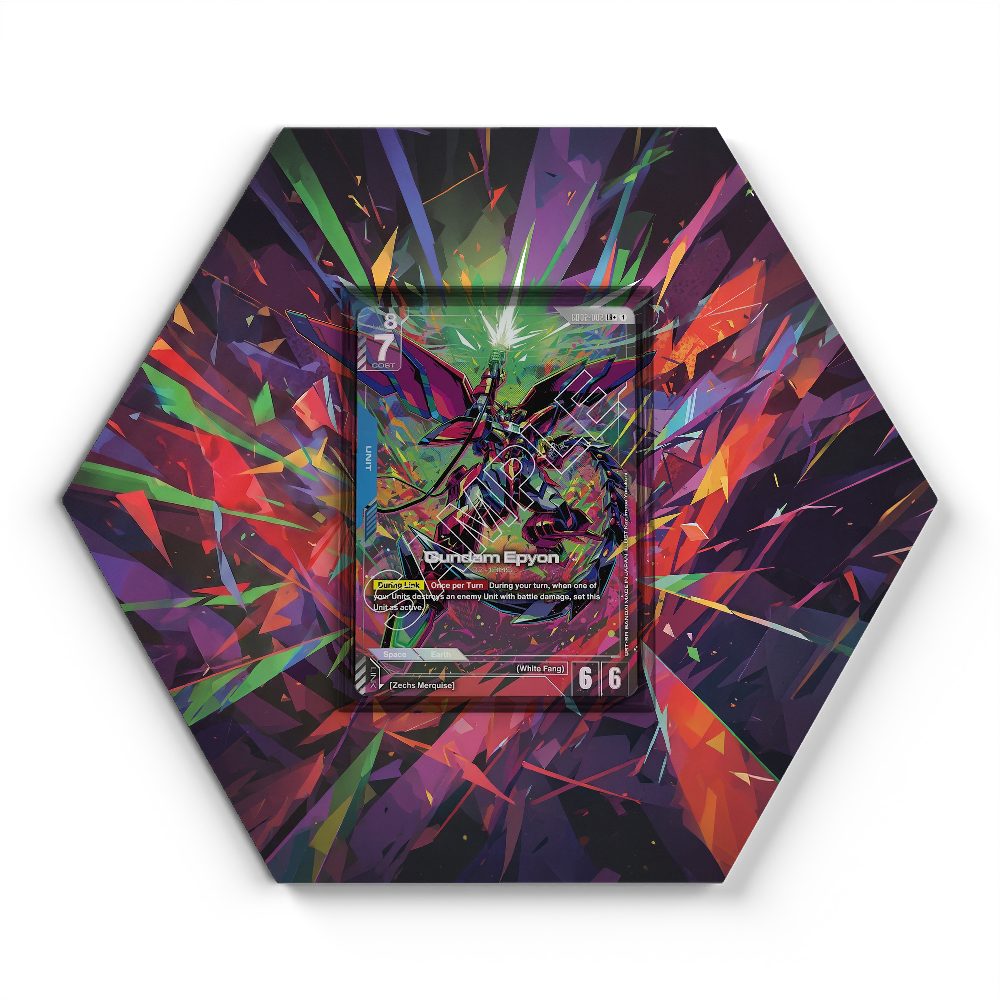 Gd02-02 Epyon lr+ - Extended Artwork Gundam Card Display