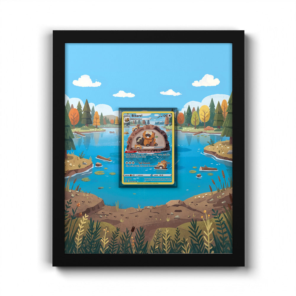 GG25/GG70 Bibarel - Extended Artwork Pokemon Card Frame