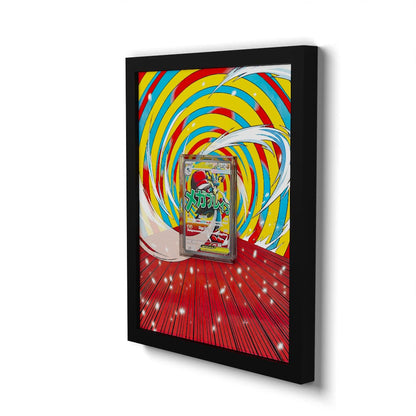 033 Mega Lucario EX - Extended Artwork Framed Pokemon Card Display