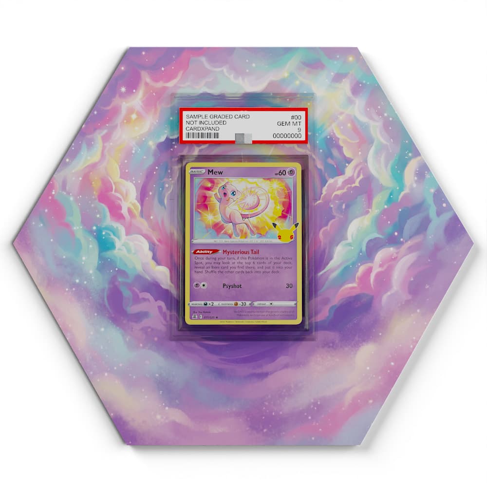 011/025 Mew - Extended Artwork Pokemon Card Display