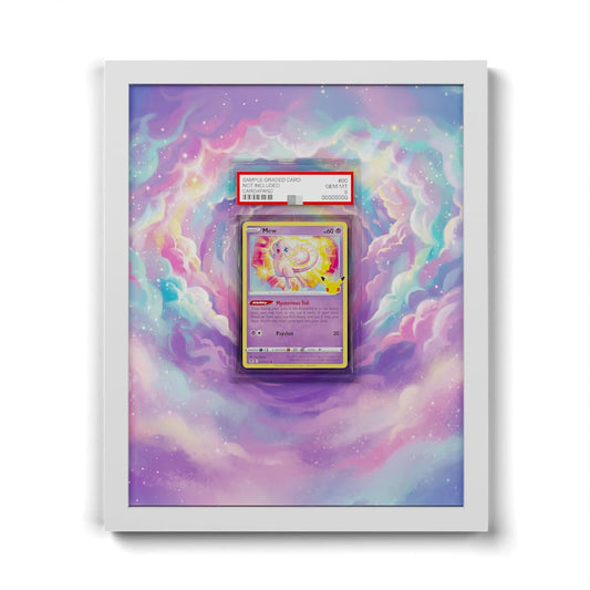 011/025 Mew - Extended Artwork Framed Pokemon Card Display