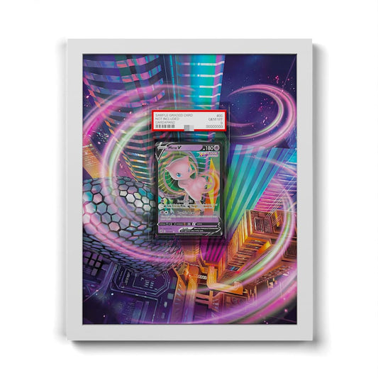 113/264 Mew - Extended Artwork Framed Pokemon Card Display