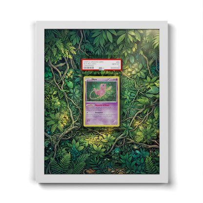 29/124 Mew - Extended Artwork Framed Pokemon Card Display