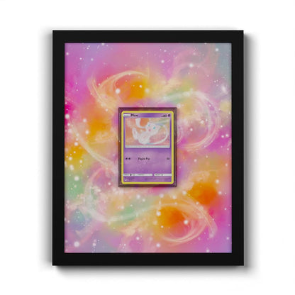 32/68 Mew - Extended Artwork Framed Pokemon Card Display