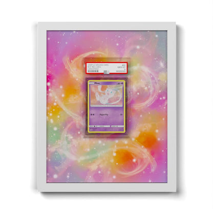 32/68 Mew - Extended Artwork Framed Pokemon Card Display