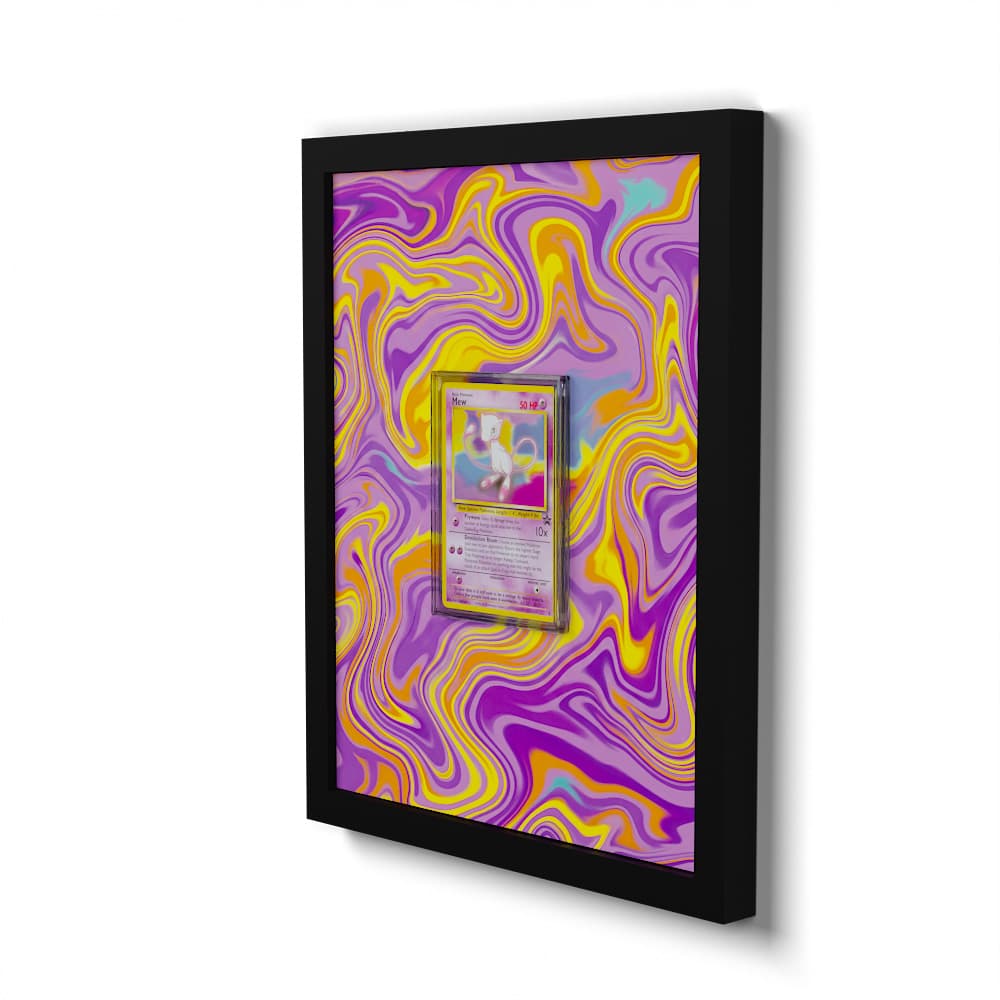 8 Mew - Extended Artwork Framed Pokemon Card Display