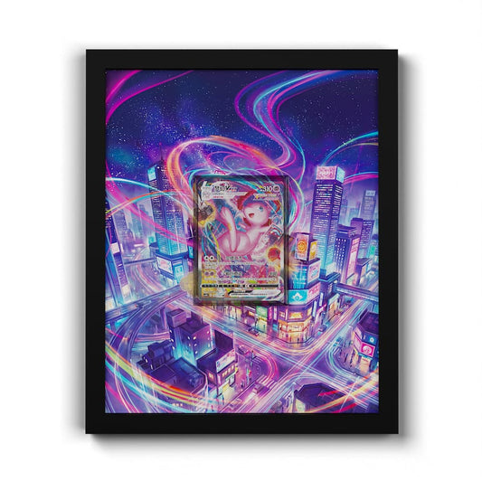 162/132 Mew VMAX - Extended Artwork Framed Pokemon Card Display