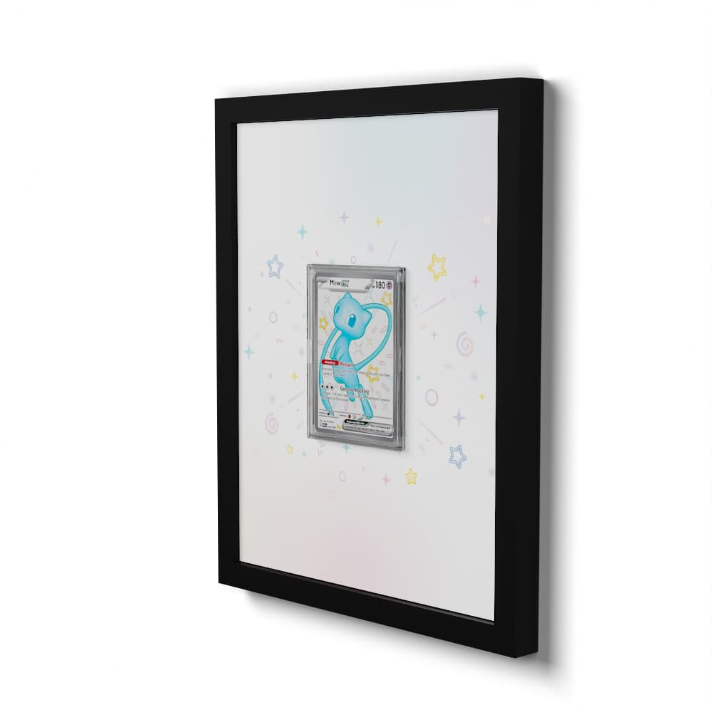 216/091 Mew EX - Extended Artwork Framed Pokemon Card Display