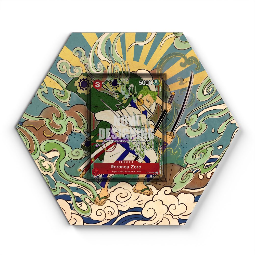 OP01-025 Roronoa Zoro (1st Anniversary) - Extended Artwork One Piece Card Display