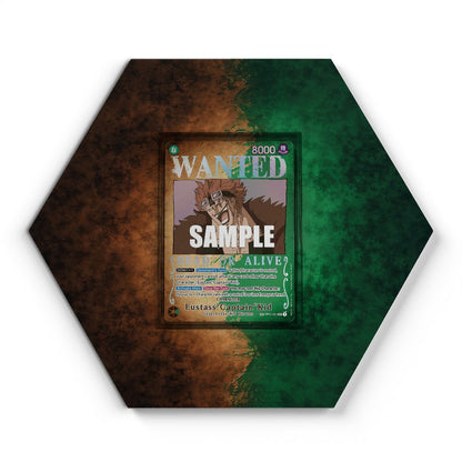 OP01-051 EustassCaptainKid Wanted Poster - Extended Artwork One Piece Card Display