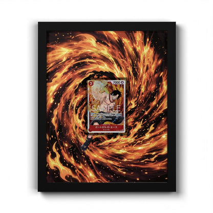 OP02-013 Portgas D Ace - Extended Artwork One Piece Card Frame