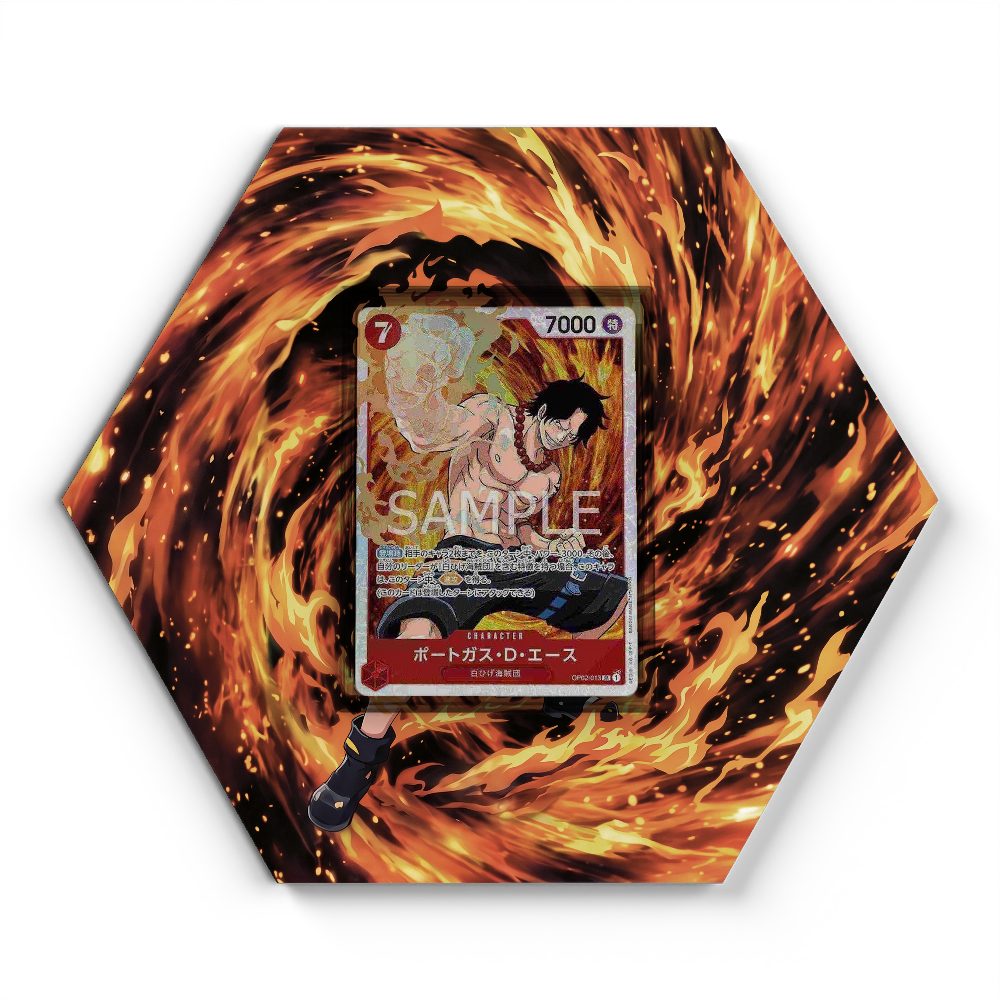 OP02-013 Portgas D Ace - Extended Artwork One Piece Card Display