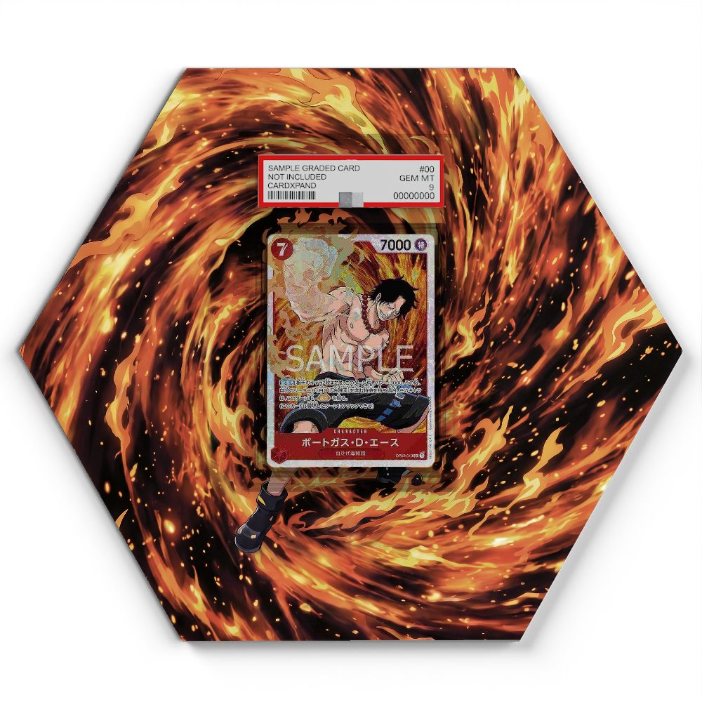 OP02-013 Portgas D Ace - Extended Artwork One Piece Card Display
