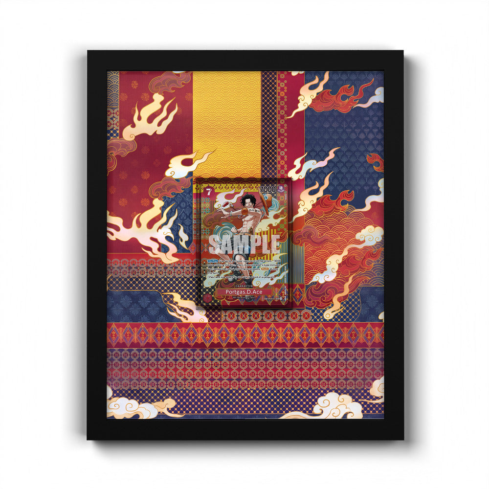 OP02-013 SP SR Portgas D. Ace - Extended Artwork One Piece Card Frame